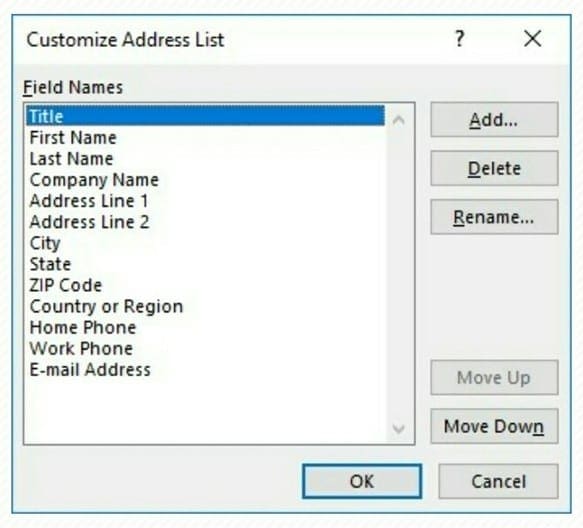 Customize Button