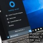 How To Shutdown Or Restart Windows 10 PC With Voice Using Cortana