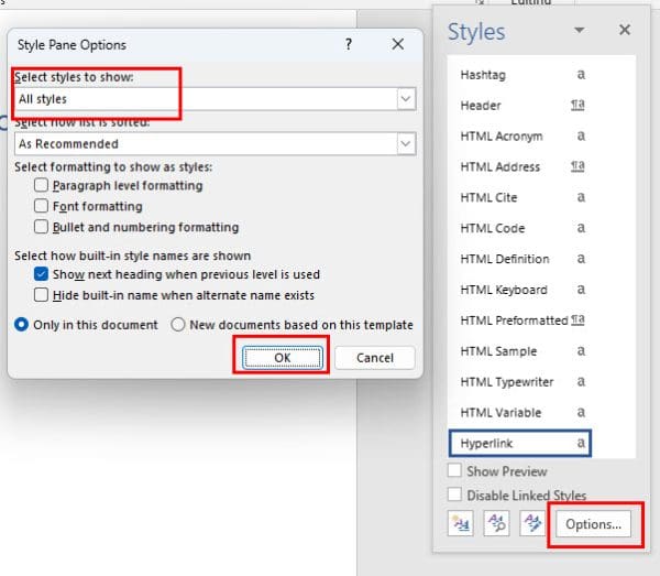 How to Change Color of Hyperlinks in Word - Technipages