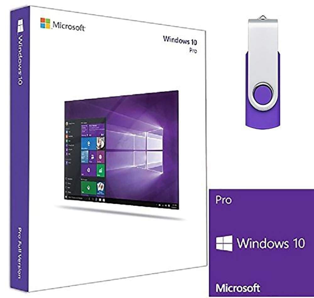 Windows 10 Pro English USB Flash Drive 3264 bit