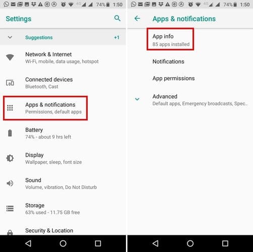 google sync enable disable and