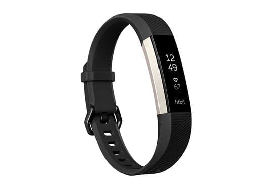 Fitbit Alta HR Activity Tracker, Large, Black FB408SBKL (Renewed)
