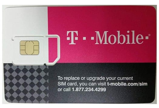 T-Mobile Prepaid SIM Card