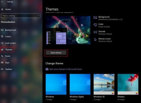 Windows 10: Where Are Themes Stored?