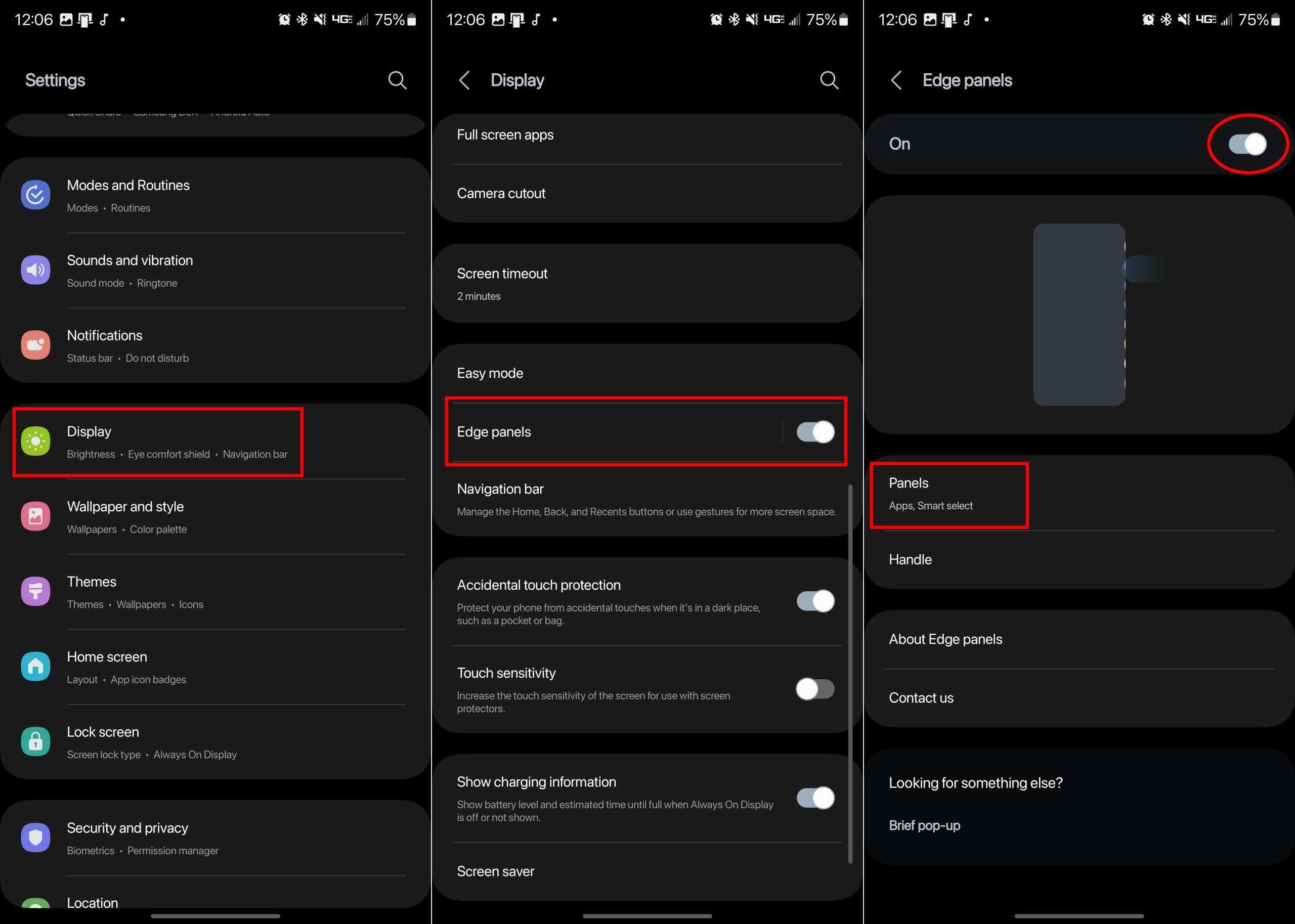 How to Screenshot on Galaxy S23 with Edge Panels - 1