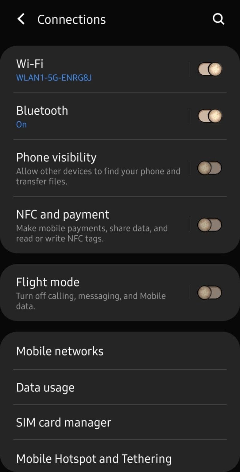 Samsung Galaxy s10 How to Enable Bluetooth Technipages