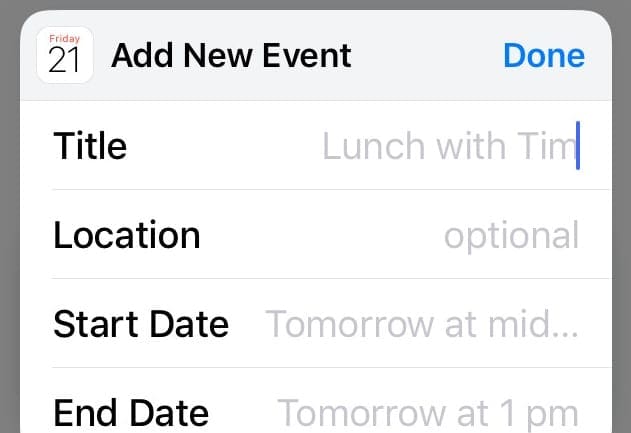 fix iOS Can't Delete Calendar Event