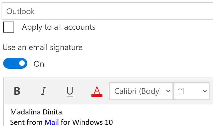 fix office 365 not adding email signature