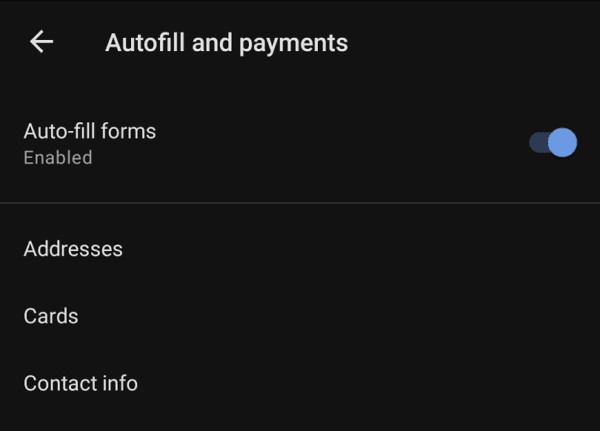 Opera for Android: How to Configure Autofill - Technipages