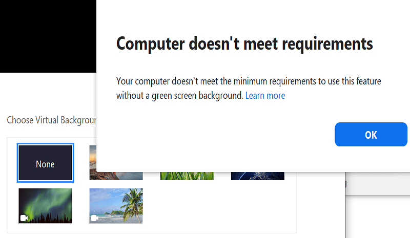 Troubleshooting Zoom Virtual Background Issues - Technipages