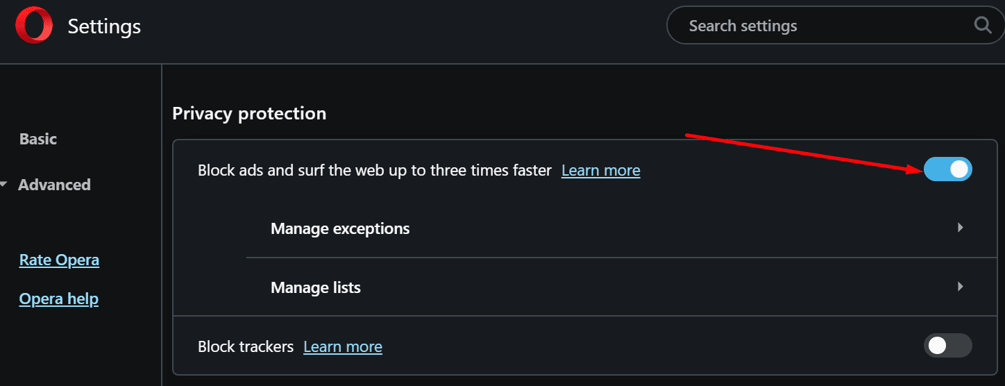 Why is my opera gx adblock not working plekidz