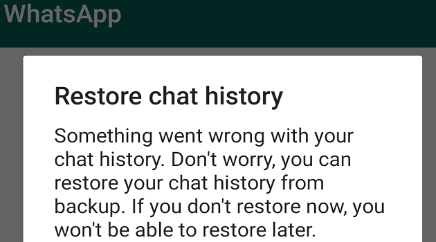 fix whatsapp something went wrong