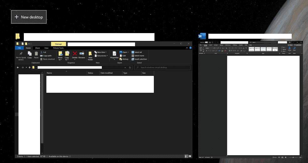 use task view