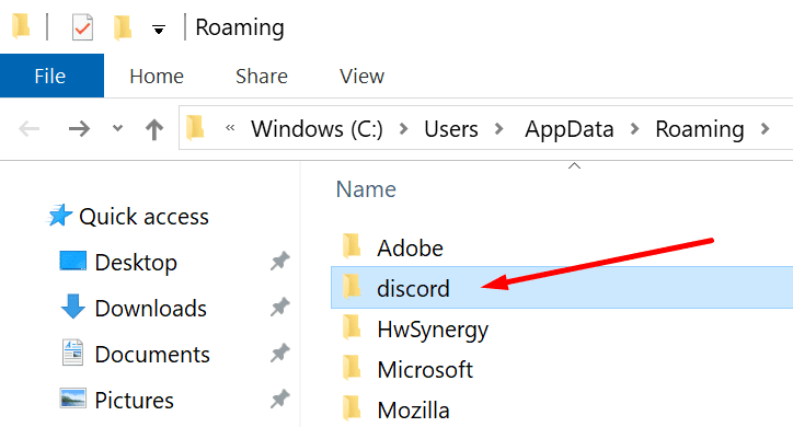 appdata discord delete