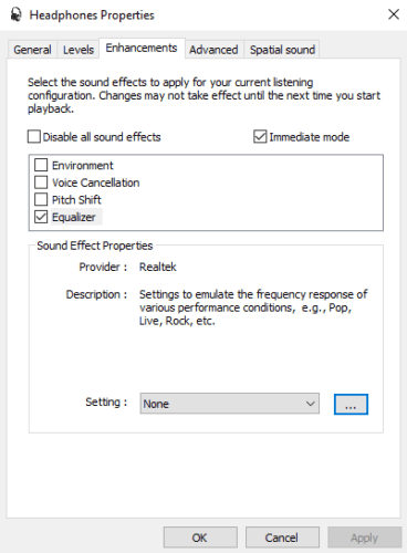 hektar Ved Påhængsmotor Windows 10: How to Boost the Bass of Headphones and Speakers - Technipages