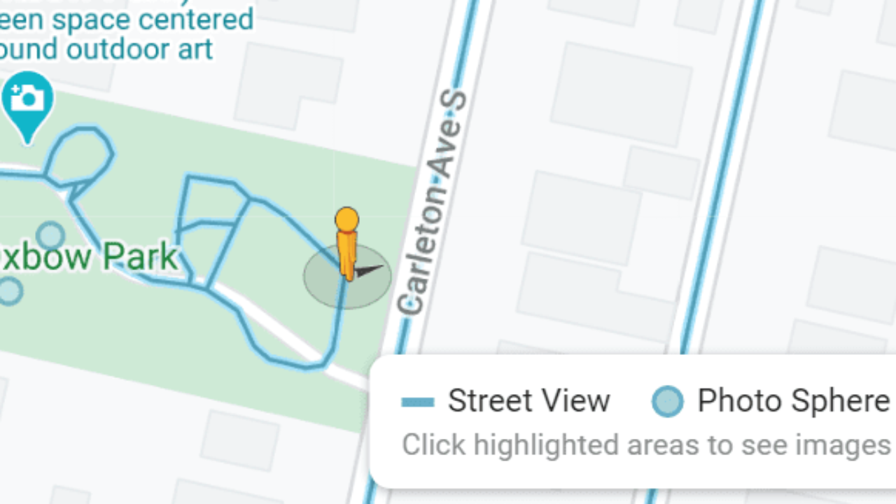 fix google maps not showing street view