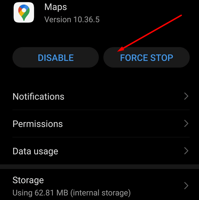 force stop google maps.jpg
