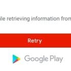 Google Play Music Error Retrieving Information From Server