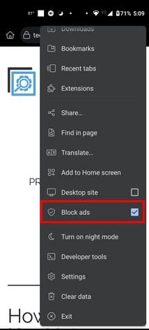 How to Enable the Ad-Blocker