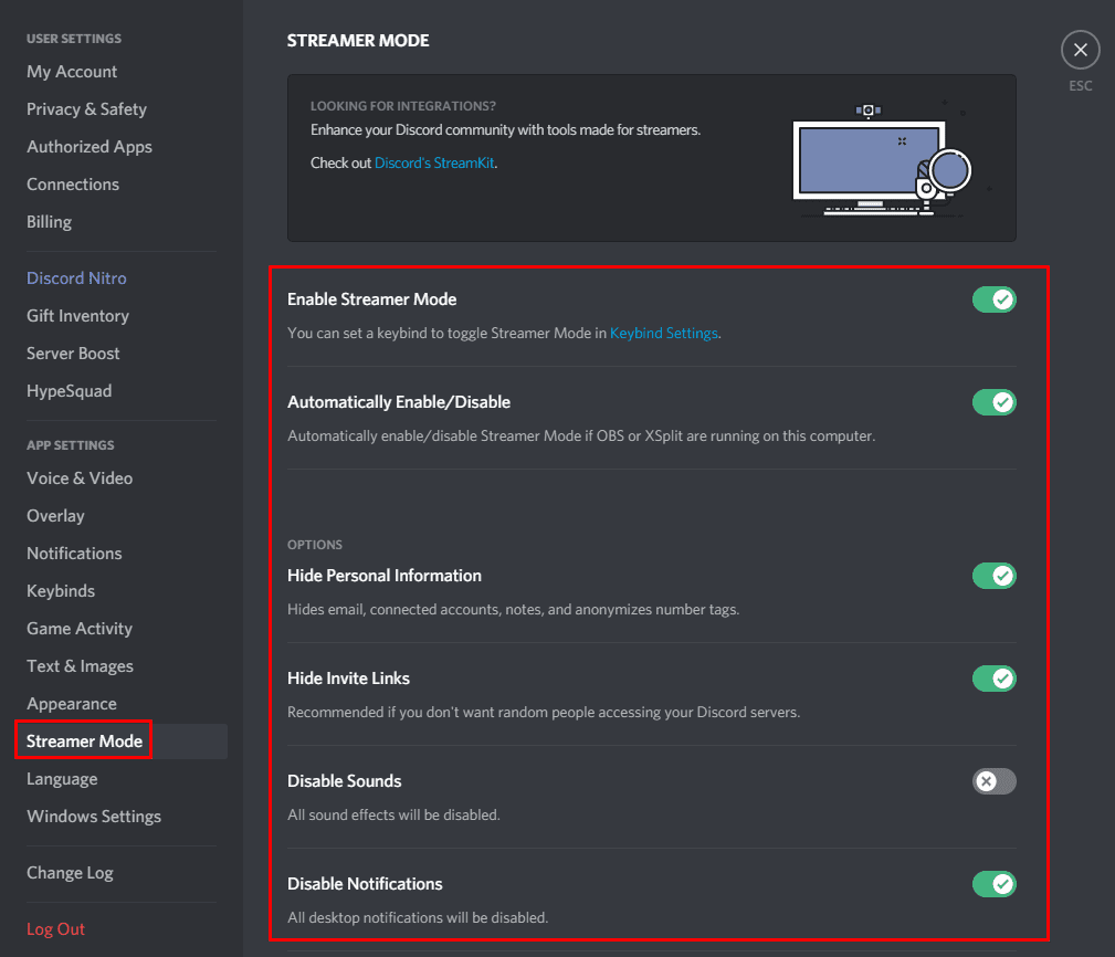 Discord How To Configure Streamer Mode Technipages