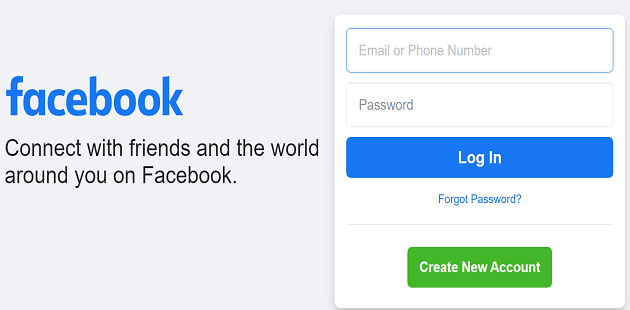 facebook review recent login not working