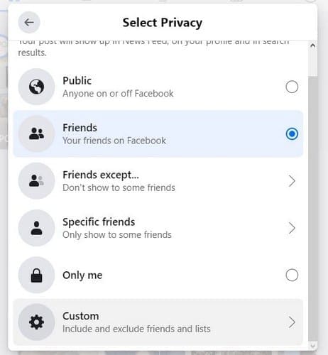 Facebook make cover private in to photo how 