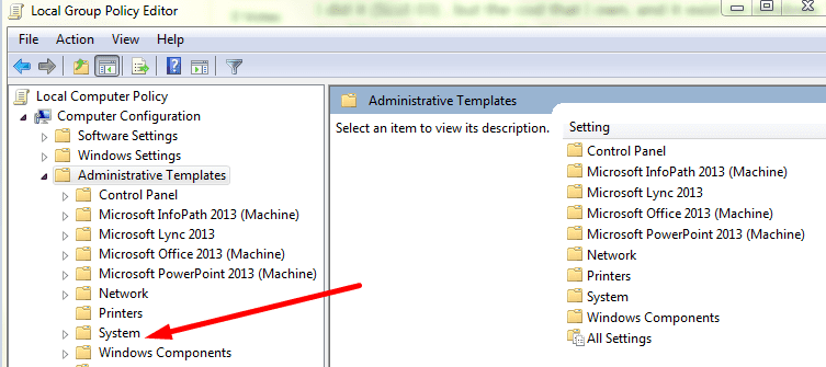 Local Group Policy Administrative Templates