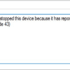 Fix Windows Stopped This Device, It Reported Problems