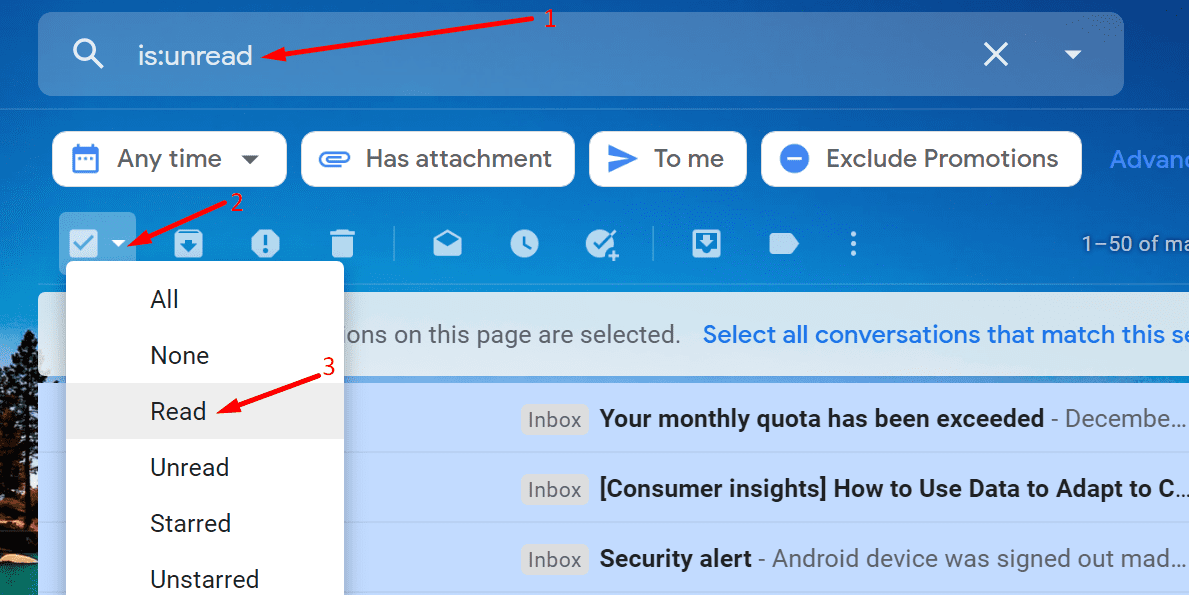 gmail notifier bad data 1 error