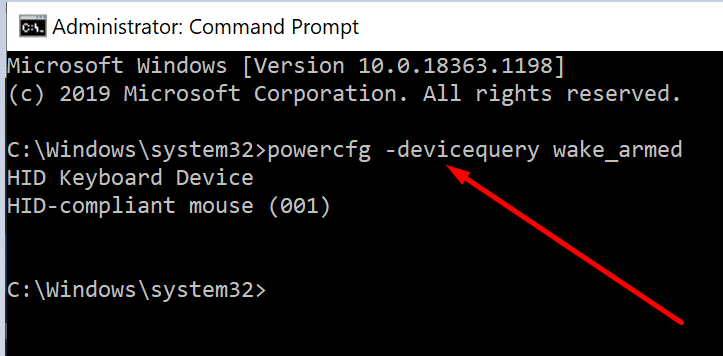 check what device can wake up windows 10 pc