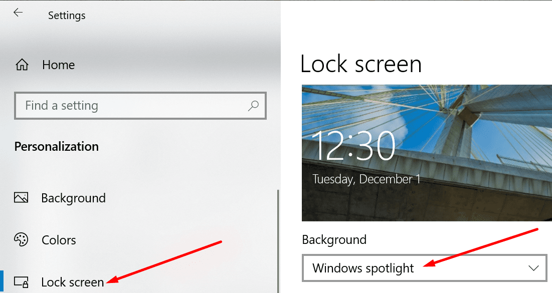 Sæt tøj væk Oh Medfølelse Fix Windows Spotlight Lock Screen Picture Not Changing - Technipages