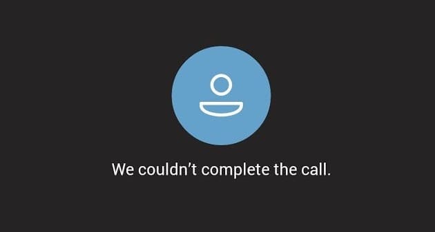 microsoft teams we couldn't complete the call