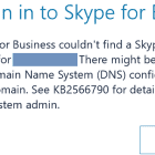 Fix Skype for Business Couldn't Find a Server