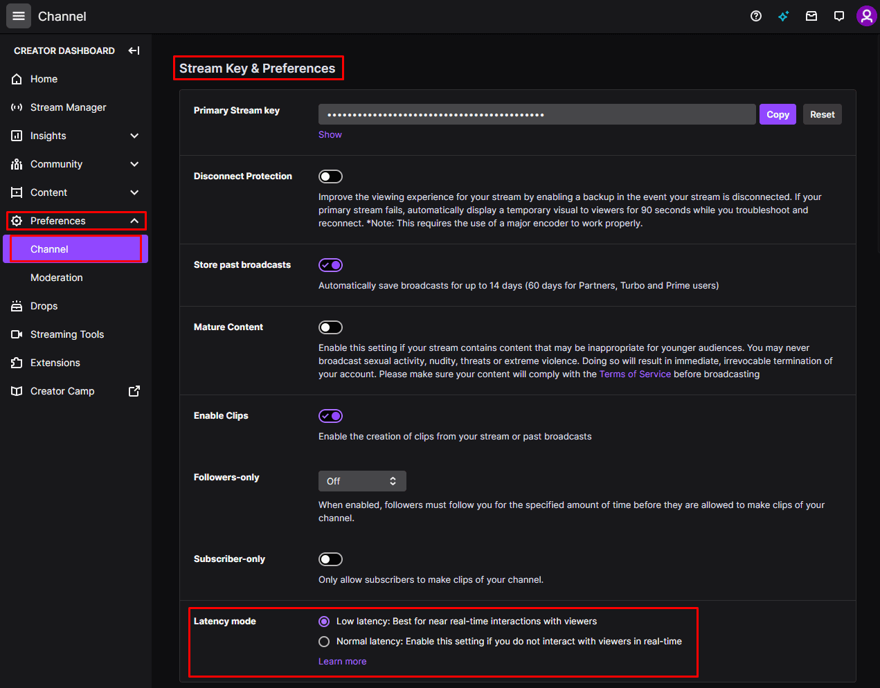 Twitch Tv How To Disable Low Latency Mode Technipages