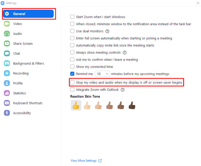 Zoom How to Automatically Turn off Your Audio and Video if the Screen