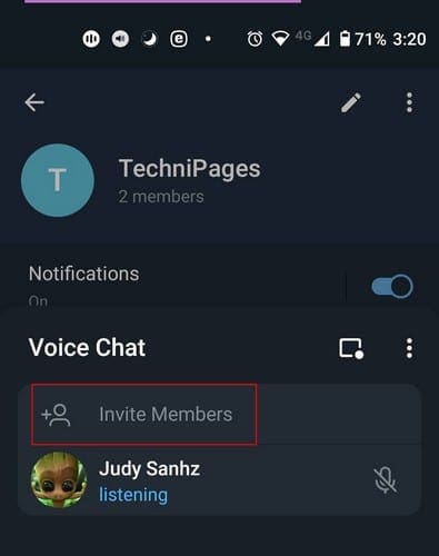 Voice chat telegram