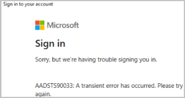 fix microsoft teams AADSTS error