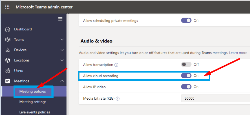 how to record presentation in ms teams