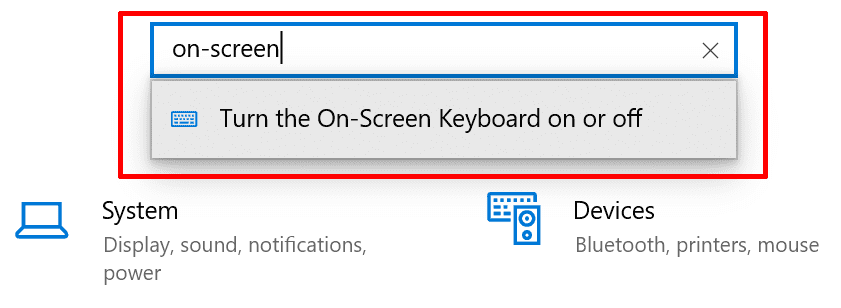 on-screen keyboard windows 10