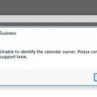 Skype Error: Unable to Identify the Calendar Owner