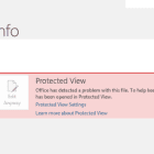 what is protected view