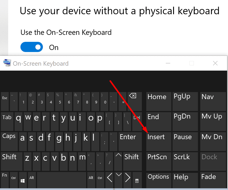 windows 10 virtual keyboard