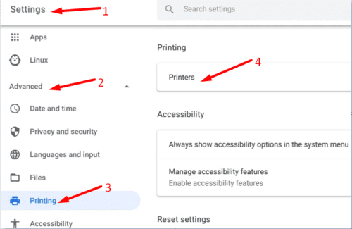 Fix Chromebook Error Setting Up Printer - Technipages