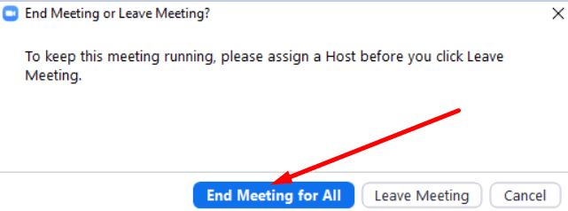 end meeting for all zoom
