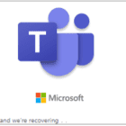 microsoft teams there was a glitch and we're recovering