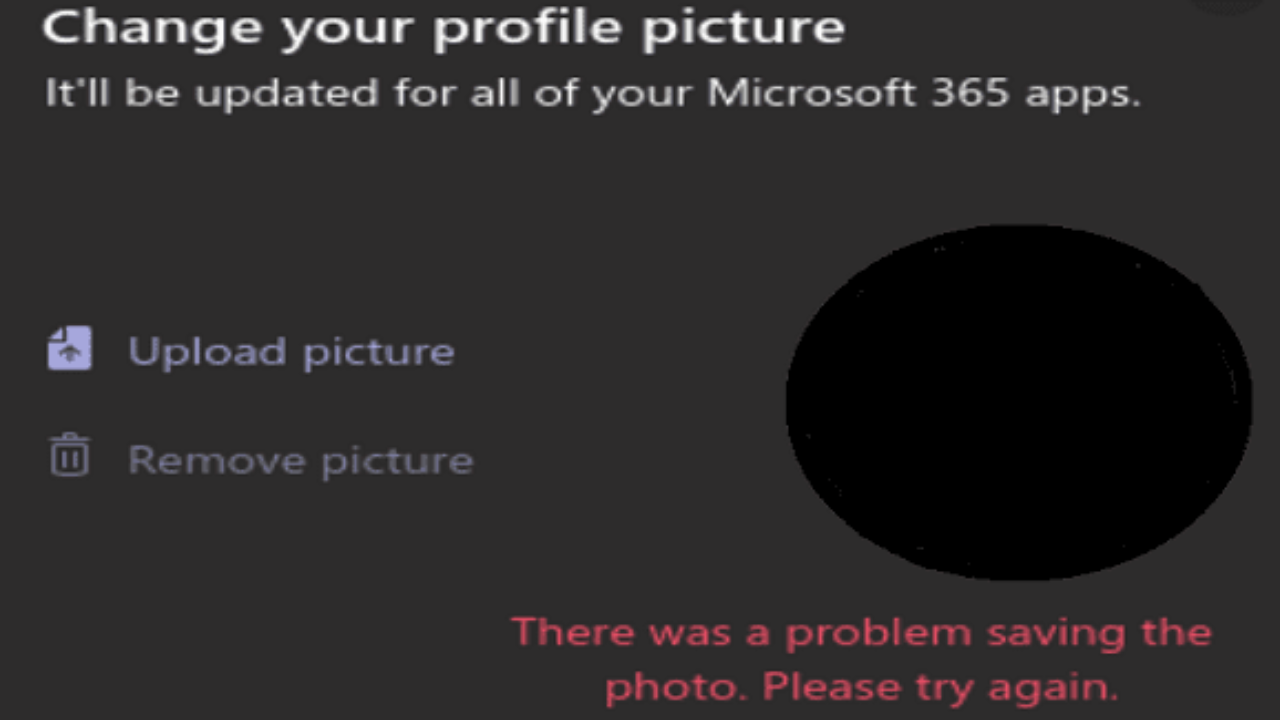 Microsoft Teams There Was A Problem Saving The Photo Technipages