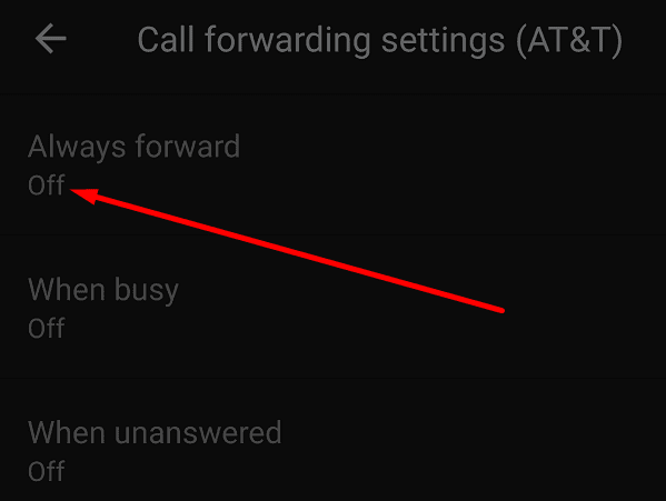 Call forwarding google pixel