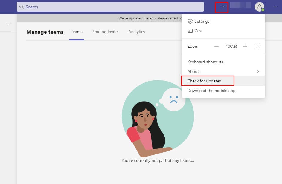 How to update Microsoft Teams app on Windows 10 and 11 PCs