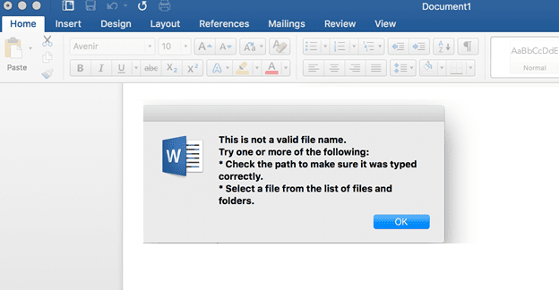 fix Windows 10 the Filename Is Invalid When Saving
