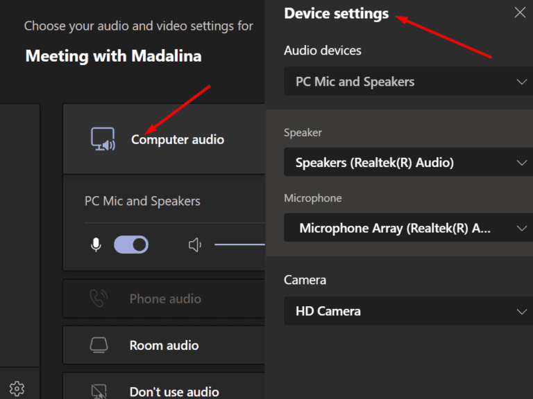 Fix Microsoft Teams Device Settings Not Showing - Technipages